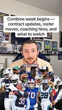 Combine week begins — contract updates, roster moves, coaching hires, and what to watch