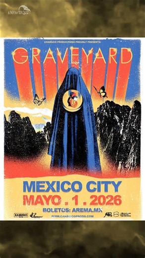 Graveyard actualiza fecha en CDMX al primero de Mayo 2026