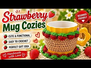 Easy Crochet Mug Cozy ☕️ | Cute & Quick Mug Warmer Tutorial