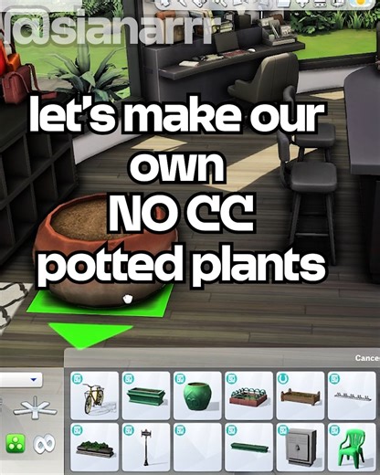 No CC | Debug House Plants | The Sims 4 #ts4 #sims4 #thesims4 #nocc #thesims4build #thesims #sims4build #Simmer #simsbuild #sims4tutorial | Sianarrr's Simming Sanctuary