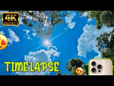 Beautiful Blue Sky Time Lapse 🌥️ | 4K Ultra HD Nature Video