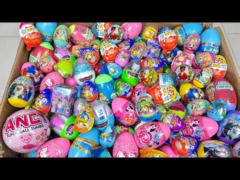 Unpacking So Many Dino Surprise Egg, Kinder Joy, Blind Box, Magic Pack, And More