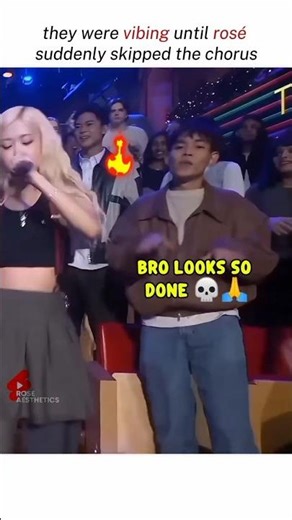 When ROSÉ tricked the entire crowd 💀😭 #blackpink #shorts #viral