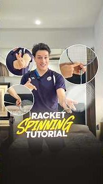 Badminton Racket Spin Tutorial #badminton #badmintonlovers #badmintonplayer #tutorials