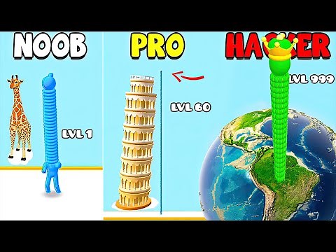 WOW 😲 Full gameplay in Long Neck Run 🔴 COLLECTED ALL THE LEVELS! [From 4 to 3,4m - Max LVL]