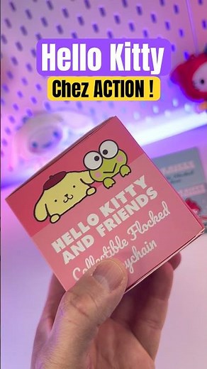 Hello Kitty keychains at Action for 2 Euros and they're great!! #unboxing