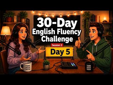 (Session 2) Day 5: Speak English in 30 Days! 99 Sentences Shadowing Practice | English Podcast