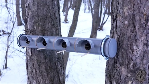 Easy DIY PVC pipe birdhouse