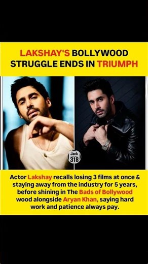 LAKSHAY'S BOLLYWOOD STRUGGLE ENDS IN TRIUMPH#lakshya #bollywood
