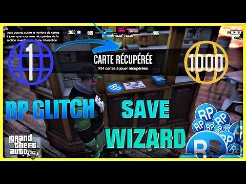 GTA 5 TUTO FACILE GLITCH DE RP OU D'ARGENT FREEZE SOLO AVEC SAVE WIZARD 1 50