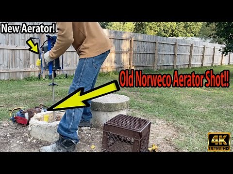 How To Install An Aerator In Your Aerobic System Replacing Old Norweco Aerator (Read Description)