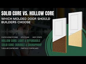 Hollow Core vs Solid Core Molded Doors: What Builders Need to Know