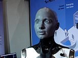 A humanoid robot 'imagines' nightmare scenario where AI can control humans