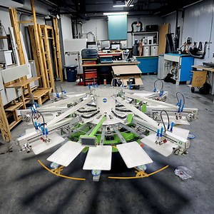 [Hot Item] Factory Selling Automatic Screen Printing Machines 8 Color Set for T-Shirt Garment Clothes