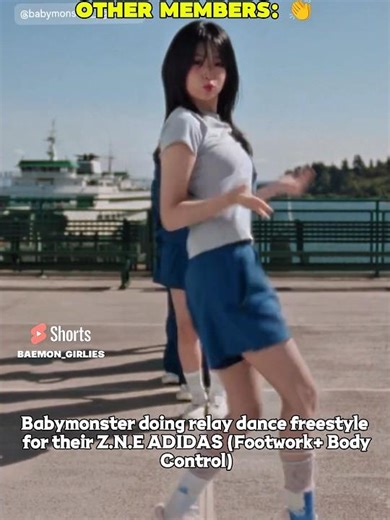 Main dancer and Lead dancer of baemon #babymonster #shorts #fyp #ruka #chiquita