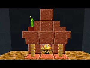 Minecraft einfachen Kamin bauen 🔥🏡 | Minecraft bau Idee