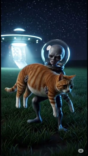 😆😌Aliens Can’t Handle Earth Cats 😹🌍👽😑 #cat #funny #animated