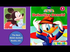 DETECTIVE DONALD, Mickey Mouse Clubhouse Read Aloud, Disney Storybooks Read Along, Disney Junior