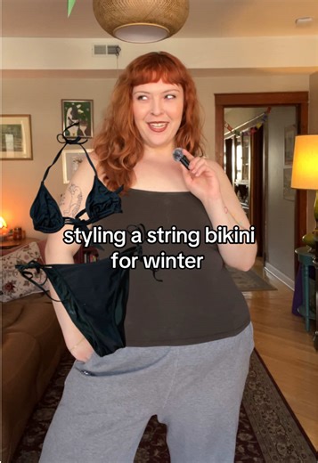 How to Style a String Bikini for Winter