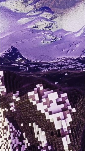 Wyoming's High Point - in Minecraft #minecraft #minecraftshorts #minecraftcinematic #distanthorizons