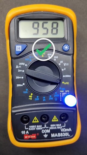 How to Test LED using Multimeter #led #multimeter #testing #repair #electronics #DIY #tricks #tips #electrician | DIY Tech