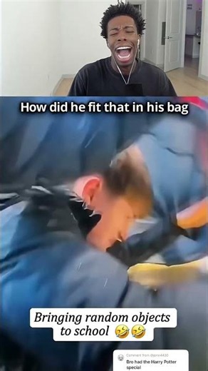 How did he fit that in his bag