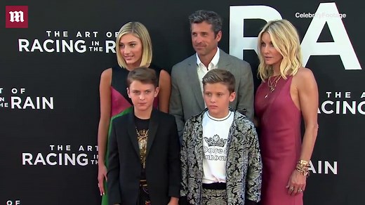 Patrick Dempsey joins wife and children at film premiere in LA