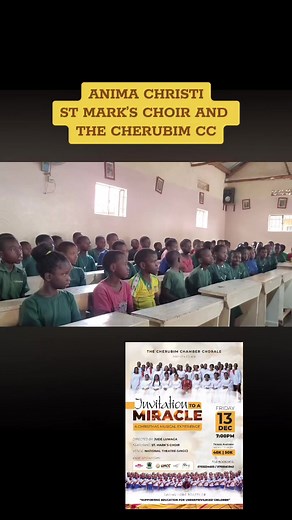 You do not want to miss these two choirs come 13th December, 2024 at Kampala National theater presenting an Invitation to a miracle 🥰🥰🥰get your ticket asap at on 40k @Masengere Francis @Kelvin kyate @ugandancatholicsonline @Mark Mathias @QUINTET BAND UGANDA @Mbagga Julius877 @Cathywange1 @BOND BYFAITH🤝🕊 #thecherubimchamberchorale💯🎶🎶🎶🎶 #martyrschoircompetition24 #aninvitationtoamiracle #christmasconcert #trendingvideo #viral_video #fypシ゚viral🖤tiktok #choralmusic #viral #christmasconcer