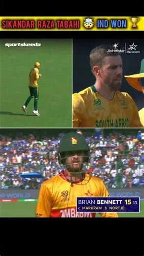 ZIM vs SA – 3 Moments That Changed the Game! 😳🔥 #cricket #shorts #viral