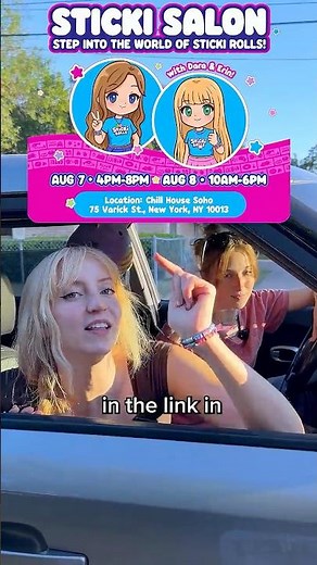 Come Meet Us at STICKI SALON! 💖