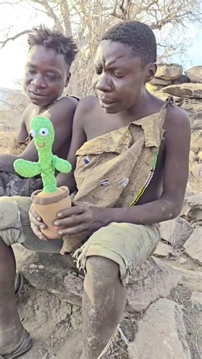 Chaba gets angry when Duduke talks to the doll. #usa #comedy #africa #funny #indonesia #brasil