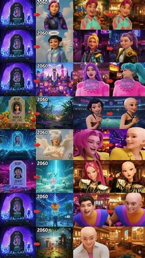 From Tombstone to 2060 Glow-Up 😂✨ #brainrot