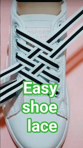 “How to Lace Your Shoes Stylishly in 30 Secs”