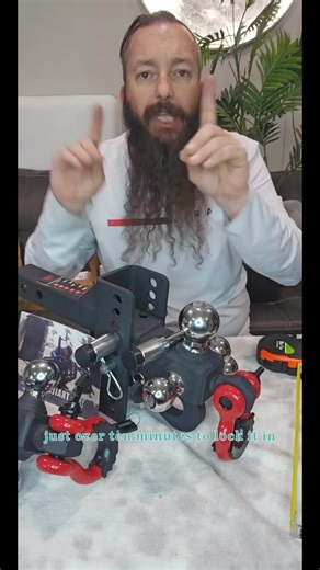 (Live Exclusive)TYT Adjustable Tri-Ball Trailer Hitch for 2 inch Receiver, 4.5