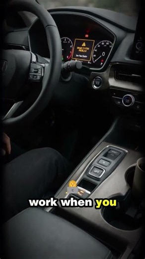 Honda Electric Parking Brake Problem Warning #hondamaintenance