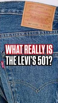 What Is The Levi’s 501? 👖 #mensfashion #fashion #style #rawdenim #menswear #levis #shorts #selvedge