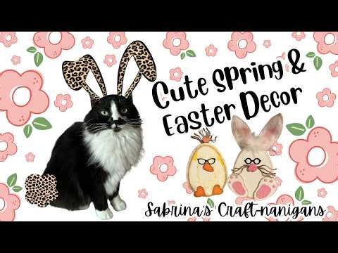 CUTE Spring & Easter Dollar Tree Decor #diy #crafts #budgetfriendly