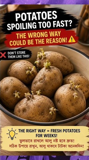 Store Potatoes the Right Way 🥔 | Kitchen Hack Hub