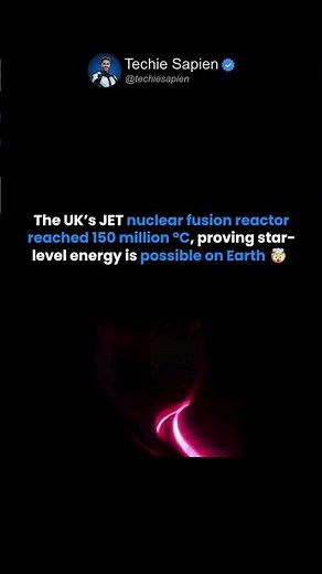 Nuclear Fusion Reactor Reached 150 Million °C — Hotter Than the Sun 🤯