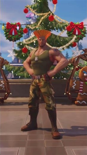 Fortnite Outfit: Guile Skin & Emote: Flash Kick.