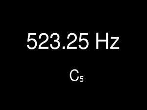 Sine Wave C 5 - 523.25 Hz for 1 minute - Test Tone