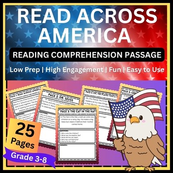 Differentiated Read Across America Reading Passages | Grades 3–8 | Printable