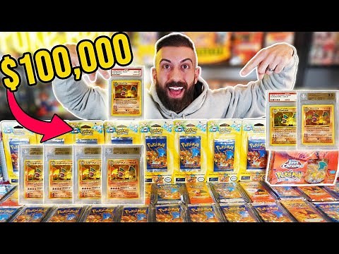 Expensive Pokemon Cards Collection! $100,000 OF CHARIZARD (My Most RARE Valuable 1st Edition Cards)