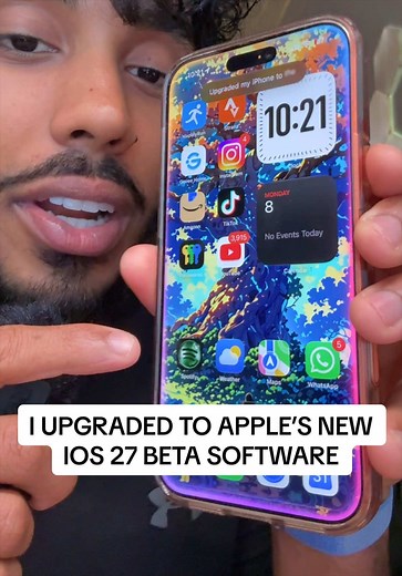 I UPGRADED to Apple’s NEW iOS 27 Beta Software 😳 #ios27 #ios27beta #apple #tech