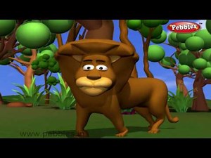 Lion Nursery Rhyme | Animal Rhymes | Nursery Rhymes For Kids | Nursery Rhymes 3D Collection