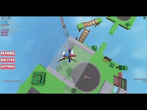 Roblox physics part 87: 16 stud long jump (No items)