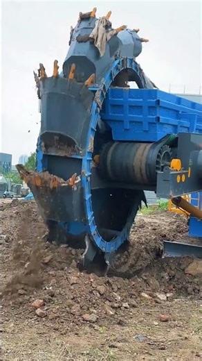 Powerful Soil Screening Machine in Action! #shorts