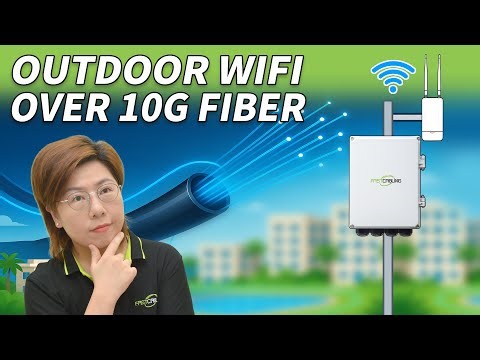 10G Fiber Optic Backbone for Outdoor Wi-Fi Setup in A Large Resort