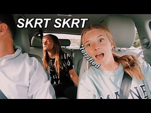 MY FIRST TIME DRIVING // learning to drive with a permit