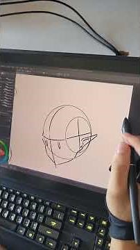 Learn to draw heads with the loomis head! #beginnerarttips #art